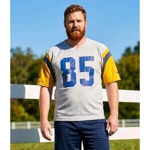 Vintage 1980s Los Angeles Rams NFL #85 Jack Youngblood Rawlings Jersey Size M